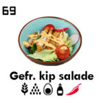 Gefr. kip salade