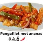 Pangafilet met ananas